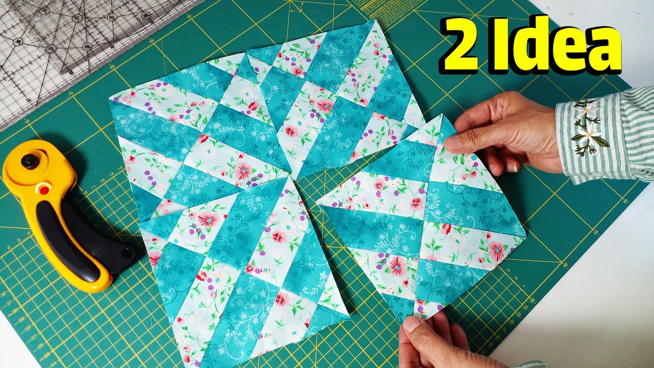 2 Stunning sewing Ideas💛Patchwork for Absolute Beginners – Start Here!