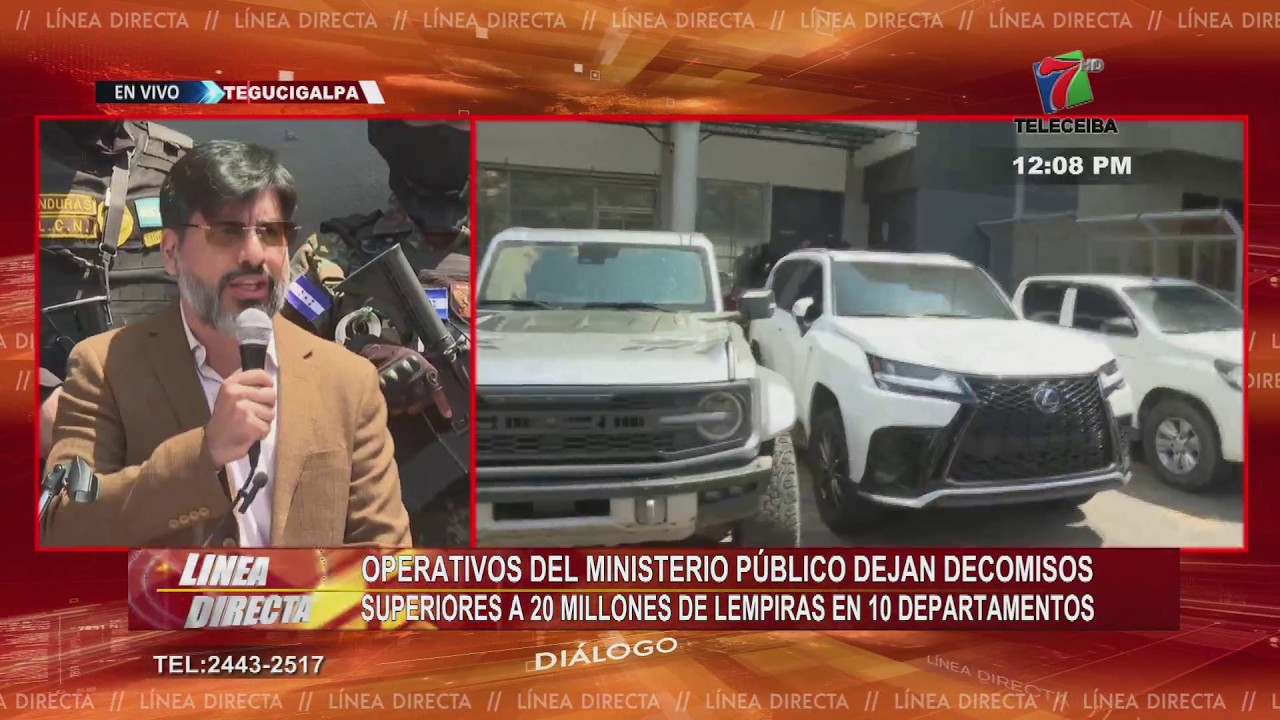 Operativos del MP dejan decomisos superiores a L 20 millones en diez departamentos del país