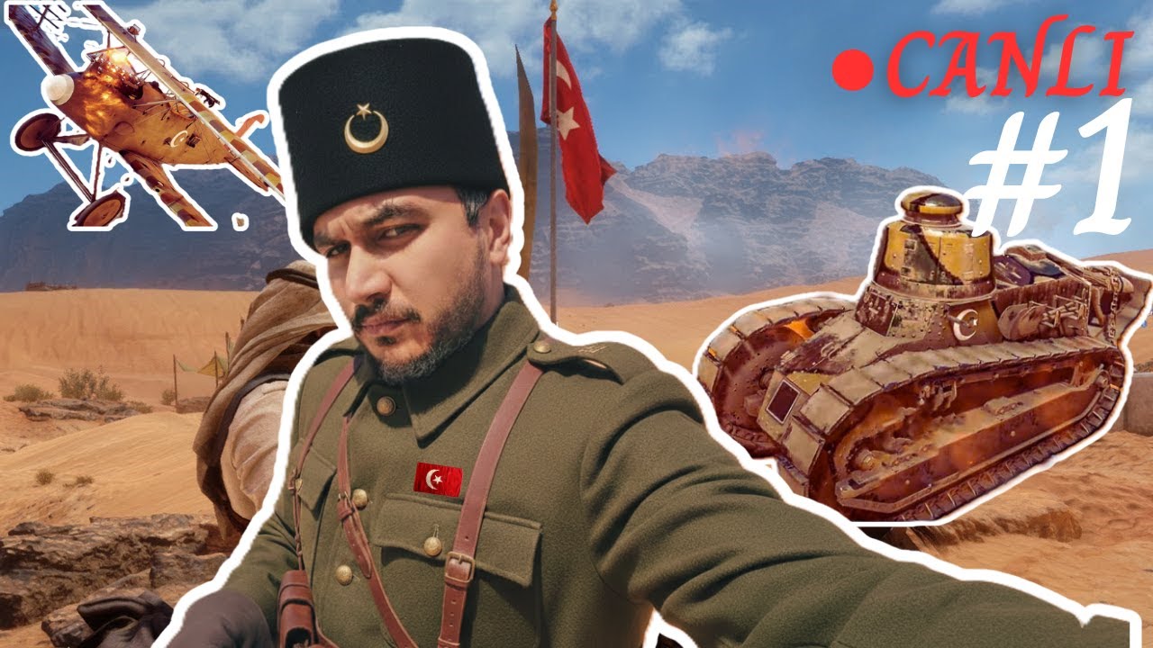 Battlefield 1 Canlı Yayın Serisi | Epik Savaşlar, Gerçekçi FPS Aksiyon! #canlıyayın #1