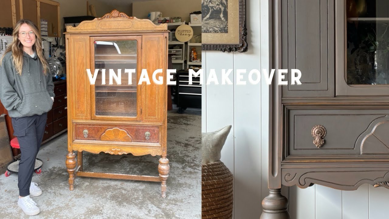 Inspiring Distressed Furniture Makeover with Milk Paint