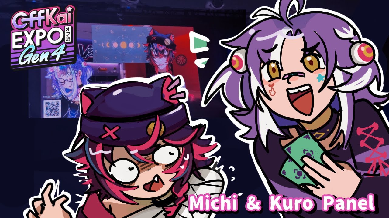 Michi does a LIVE Tarot Card Reading for Kuro | Offkai Expo 2025 Panel
