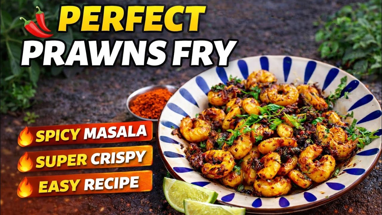 Crispy prawns fry | easy& tasty recipe 