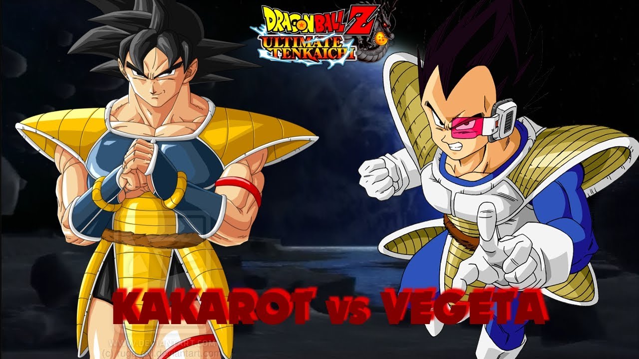 DBZ Ultimate Tenkaichi - Kakarot vs Vegeta (scouter) - Character Creator (Hero Mode)