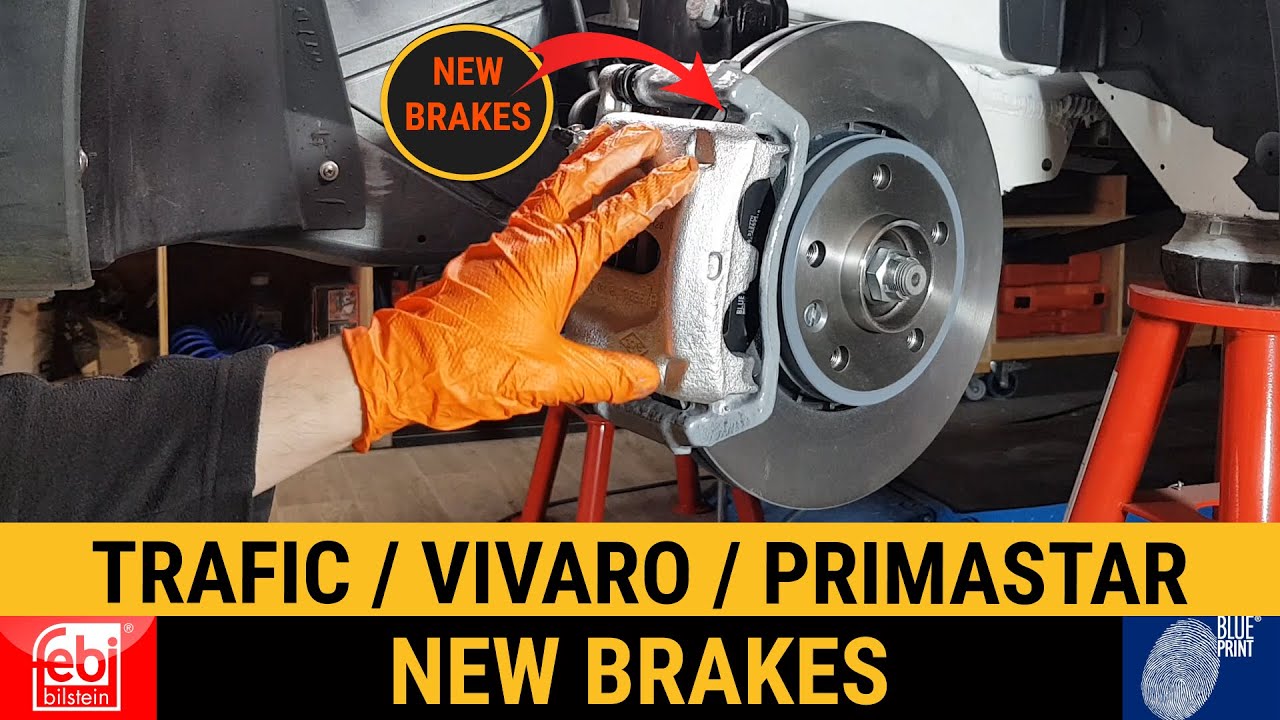 How to change brakes on Trafic Vivaro Primastar How to replace brake caliper, carrier, discs & pads