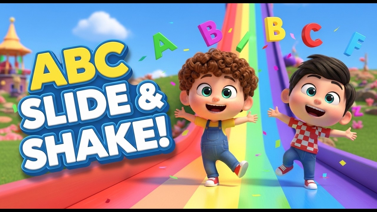 ABC Slide & Shake! 🕺 Fun Alphabet Dance Song for Kids | Learn ABCs with Music & Movement