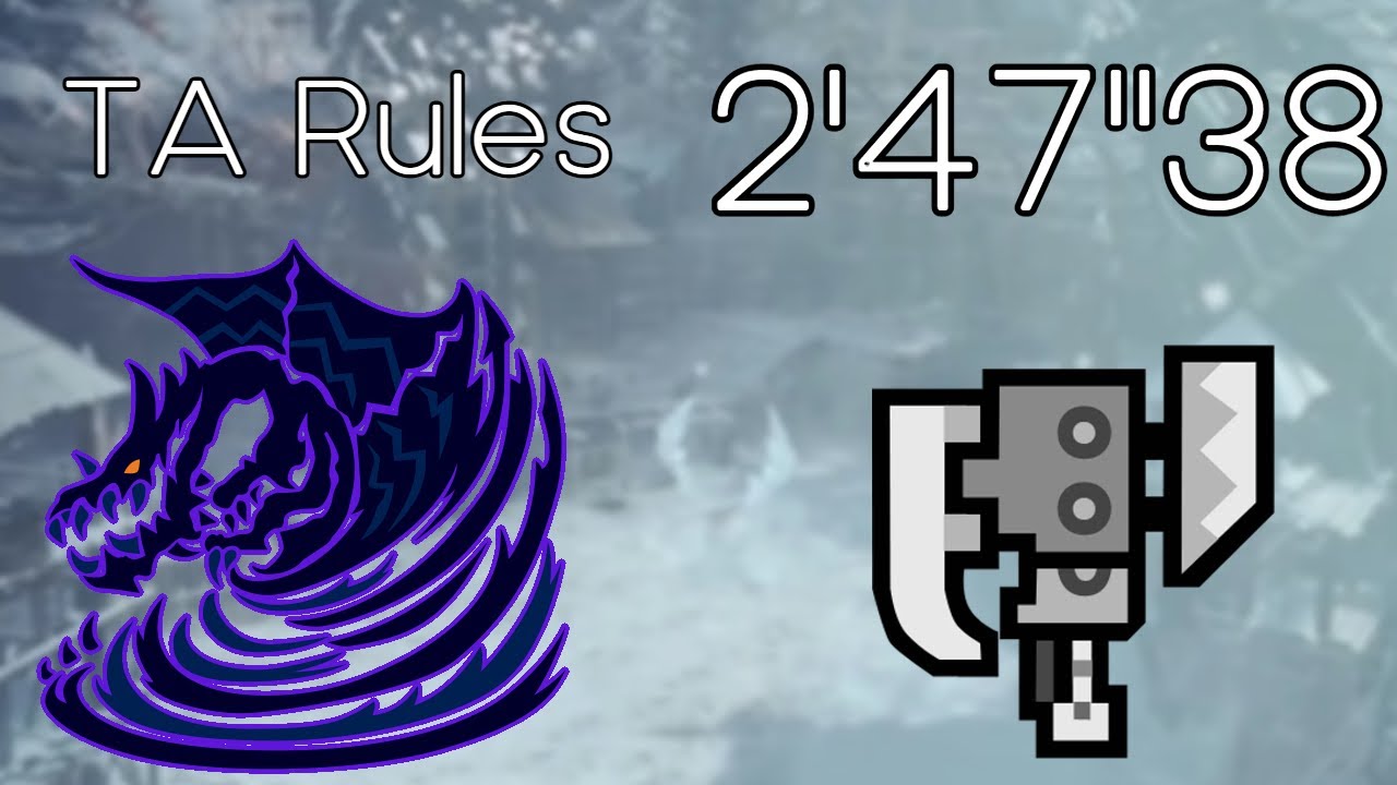 MHW:I |TA Wiki Rules|Tempered Kushala Daora |Switch Axe|2'47”38|PC