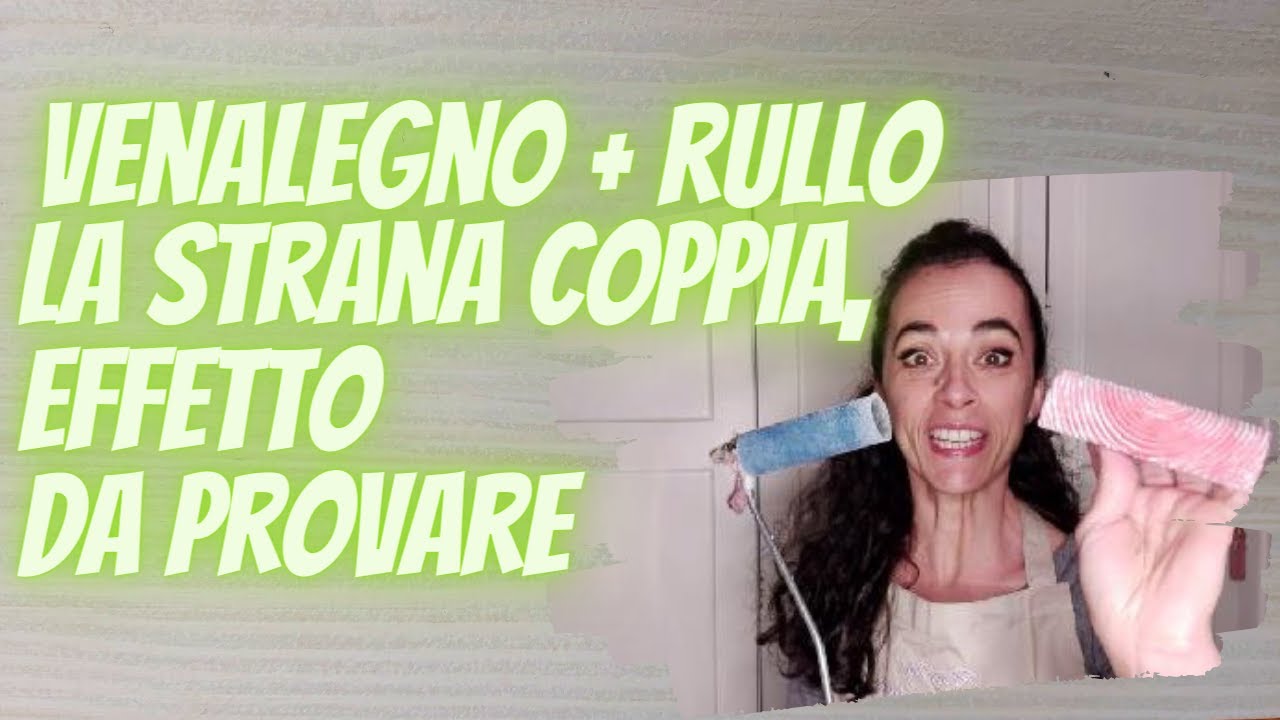 Prova ad usare insieme venalegno e rullo: guarda cosa puoi creare con questa tecnica di decorazione.
