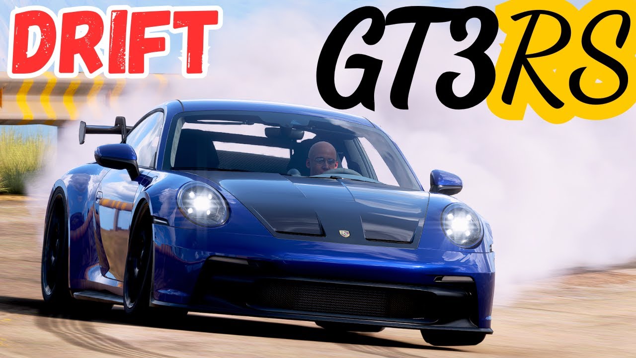 Porsche 991 GT3 RS Downhill Vulcano Fast Drift. Overtaking the same Nissan 4 times - Forza Horizon 5
