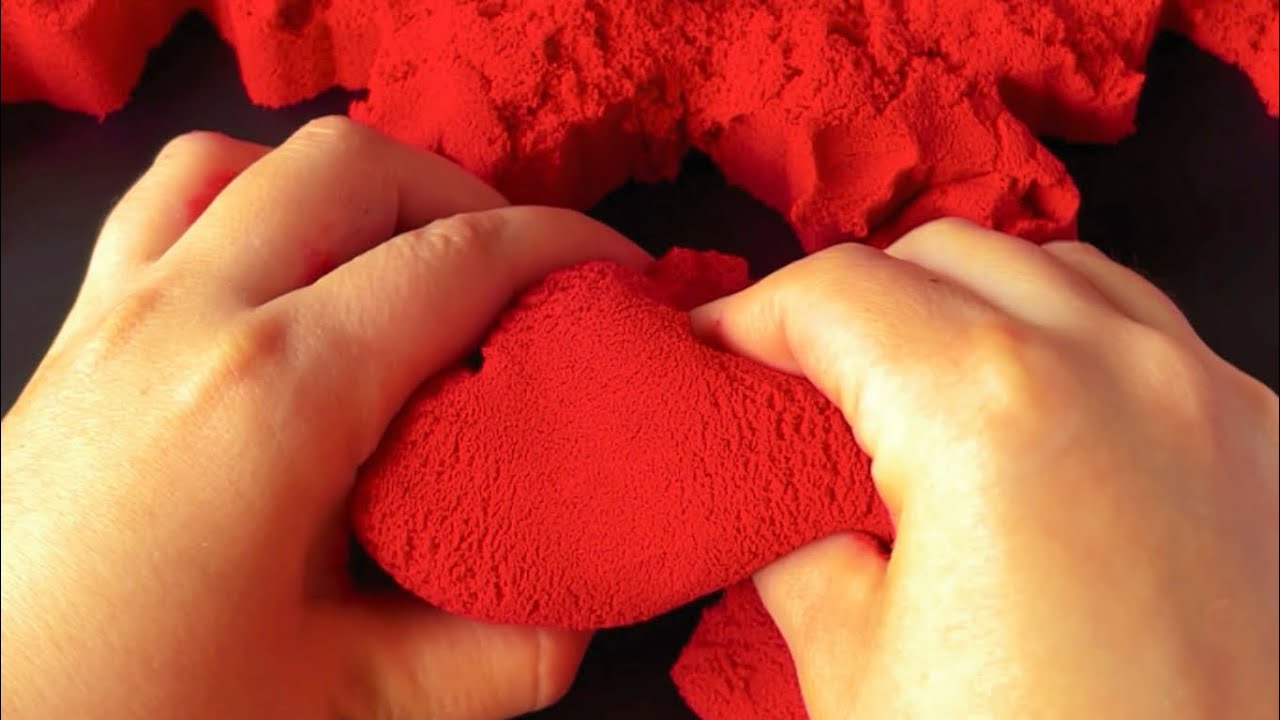 4K ASMR | Playing with KINETIC SAND