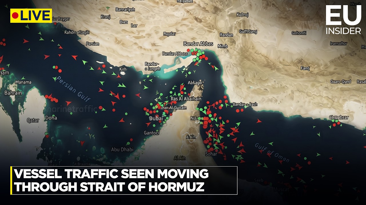 LIVE | Vessel Tracker Shows Live Traffic in the Strait of Hormuz | AC113