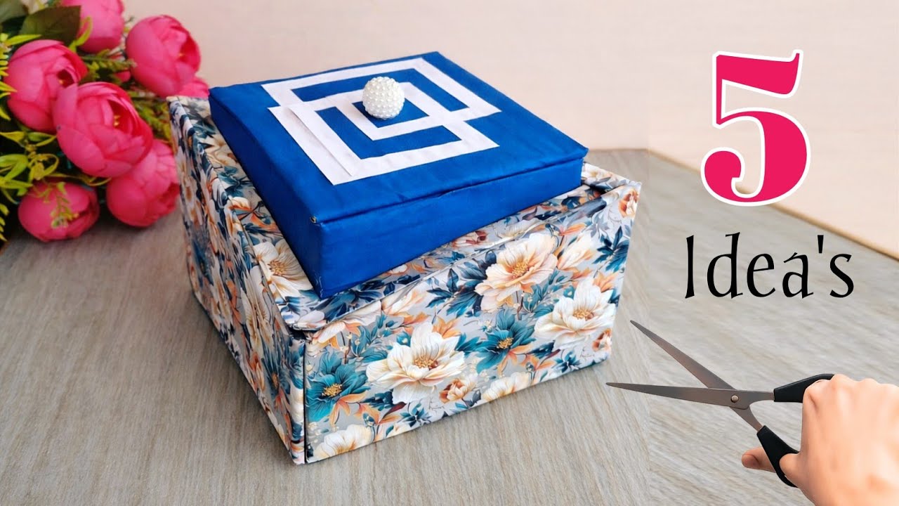 5 Creative Organizer DIY Ideas | Waste material craft ideas 😉💡