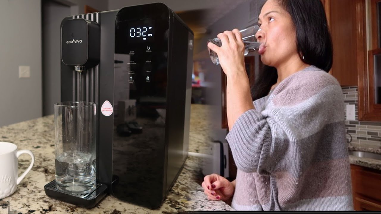 UV Reverse Osmosis System Countertop Water Filter ECOVIVA