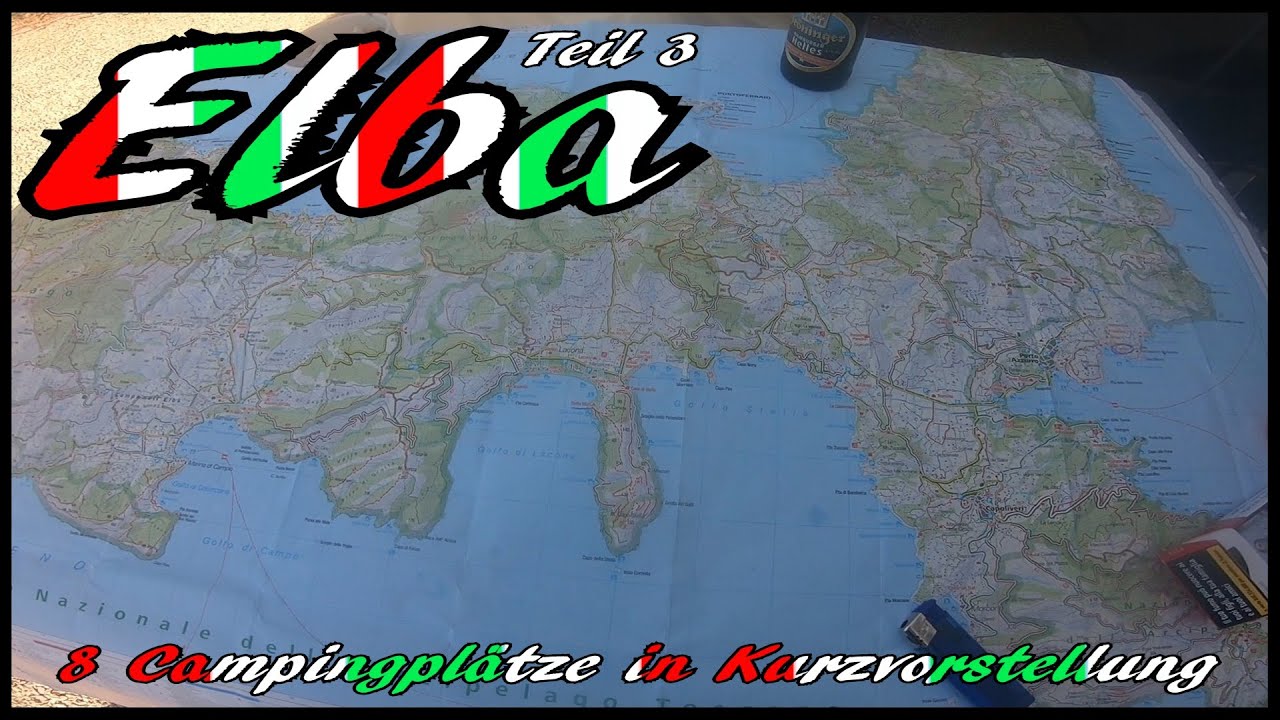 Italien Insel Elba 8 Campingplätze, Scaglieri, Arrighi, Da Maria, Reale, Lacona, Lido, Europa