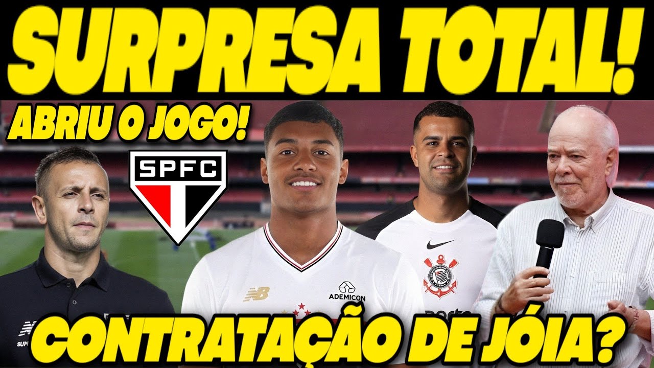 ESSA NINGUÉM ESPERAVA! EXPLOSÃO NO MERCADO DA BOLA! SÃO PAULO AVANÇA CONTRATAÇÃO DE GRANDE DESTAQUE 
