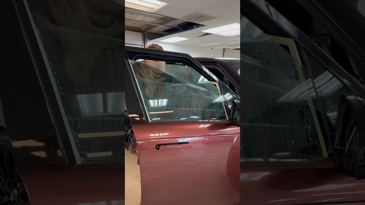 It&rsquo;s heat-rejecting LLumar IRX ceramic tint for this 🔥 Range Rover SV 😎 #shorts