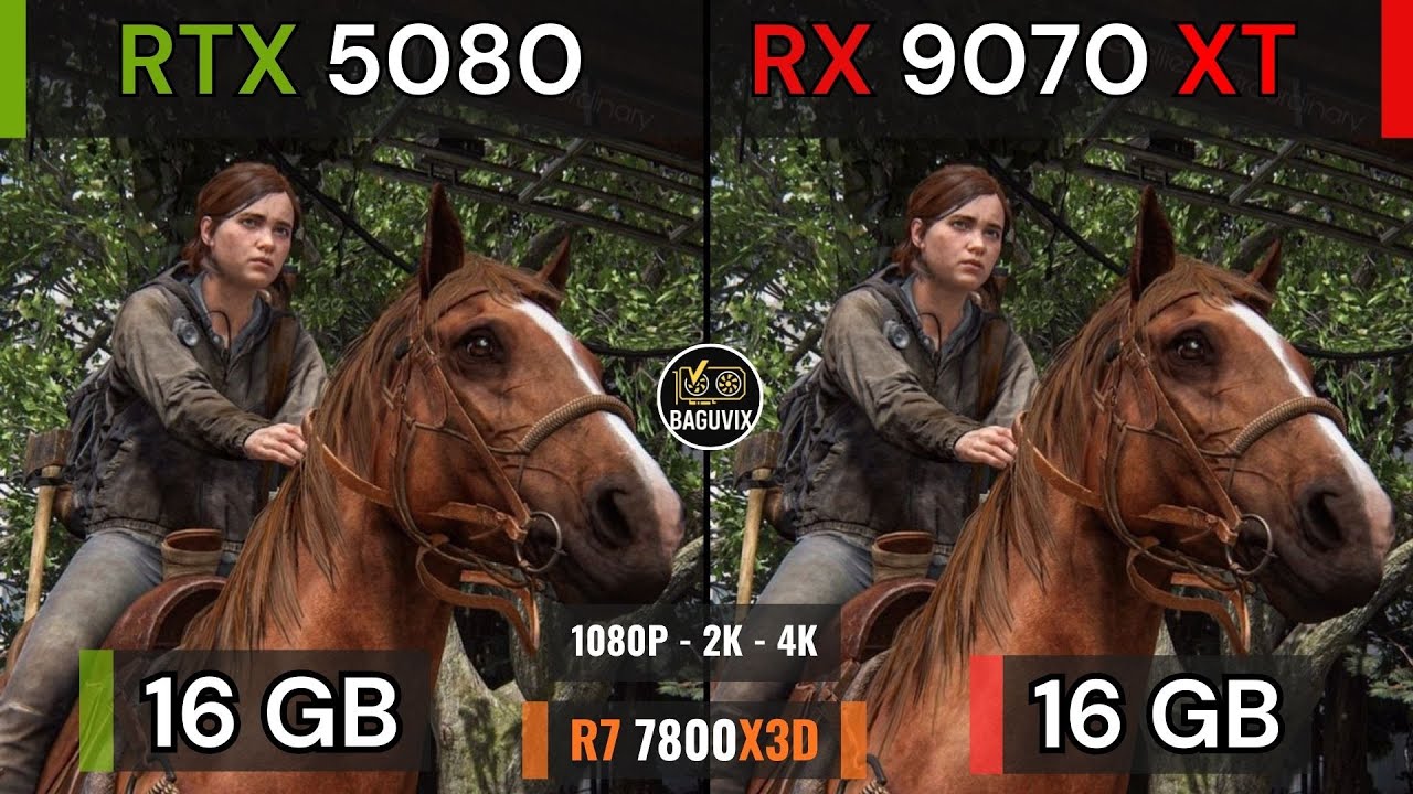 RX 9070 XT VS RTX 5080 Test in 20 Games - Raw FPS Only