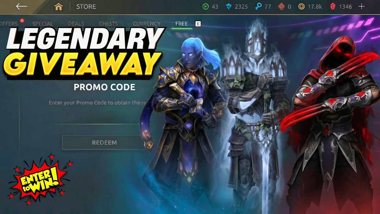 ALL LEGENDARY BUNDLE PROMOCODE GIVEAWAY! | Shadow fight 4 arena
