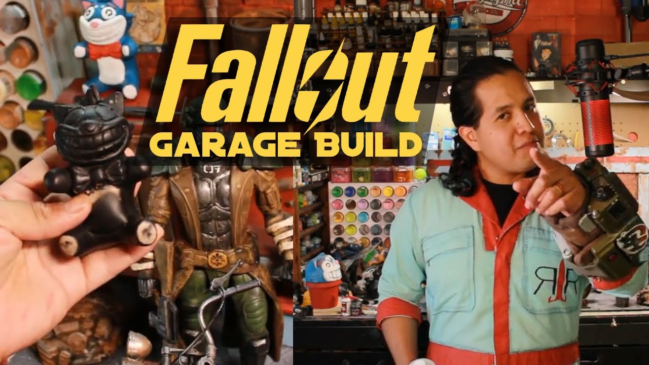 Сборка диорамы Fallout Garage | Постапокалиптическая сцена своими руками из смолы и силикона