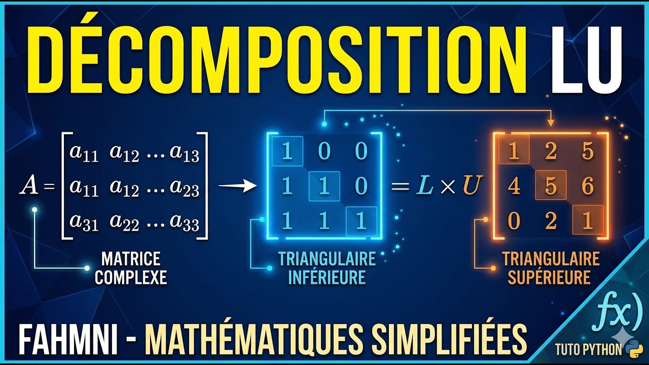 Méthode LU خطوة بخطوة | Analyse Numérique (Explication Simple)