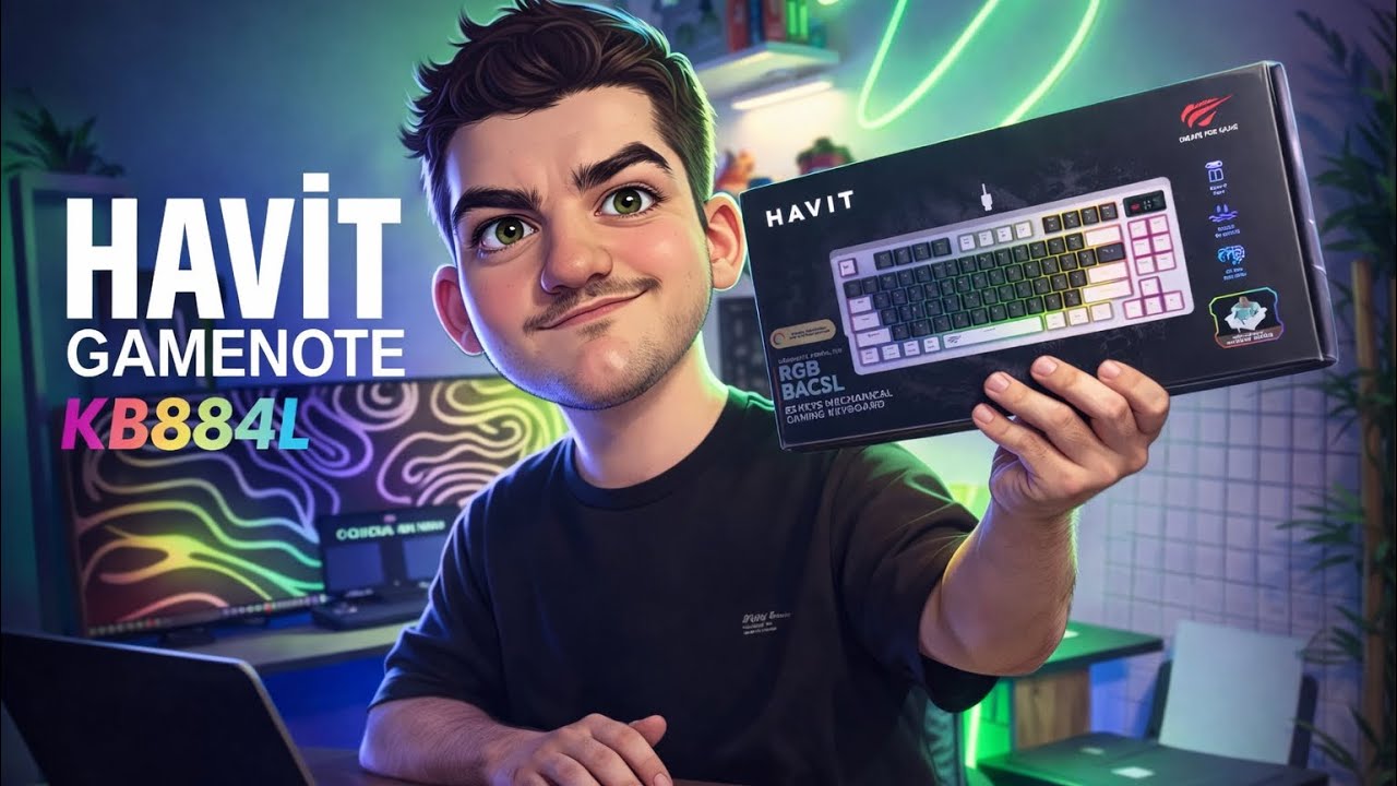 Fiyat Performans Kralı Klavye👑 - HAVİT GAMENOTE KB884L-