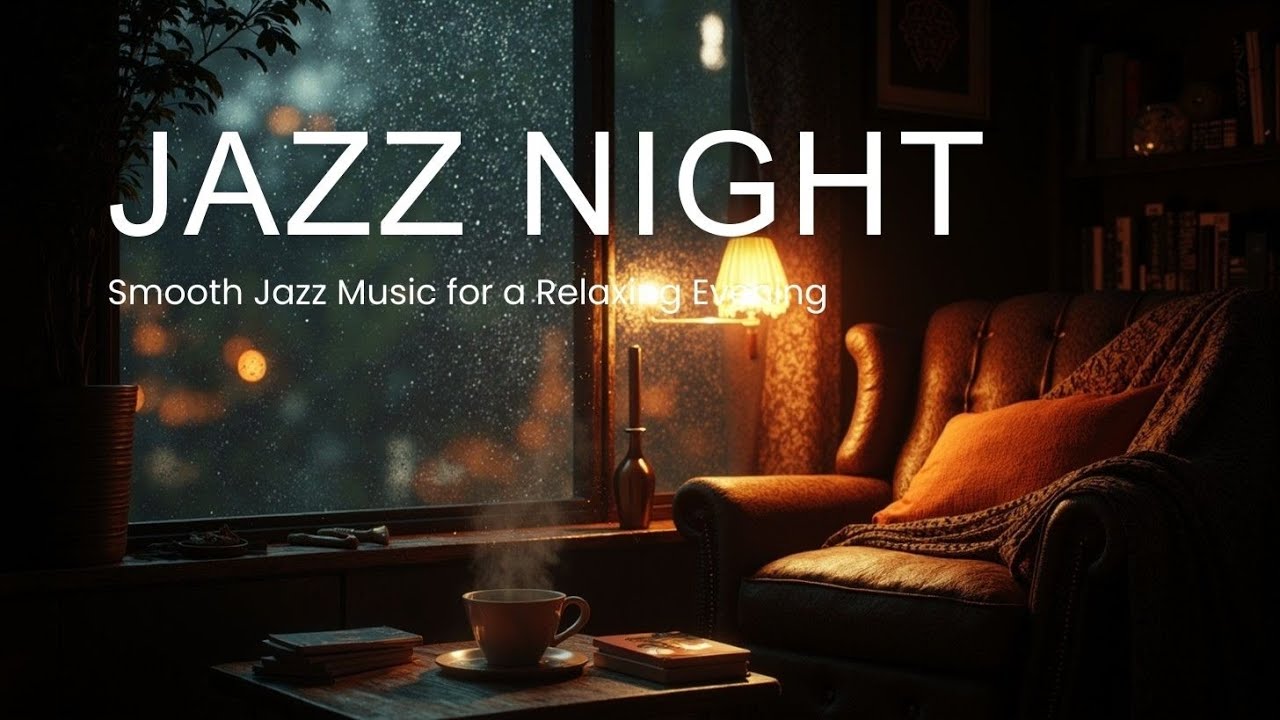 Rainy Night Jazz | Мягкий джаз для расслабляющего вечера, учебы и сна