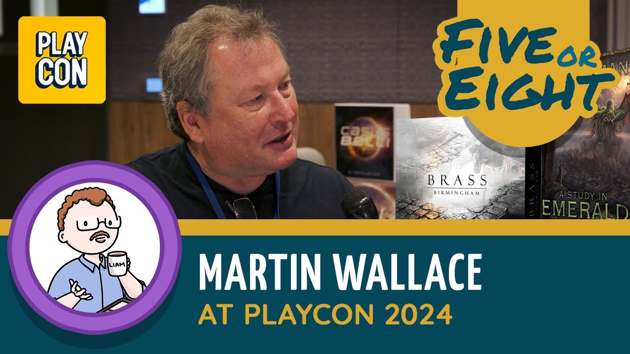 Play Con 24: Martin Wallace talks Wallace Designs and BGG #1
