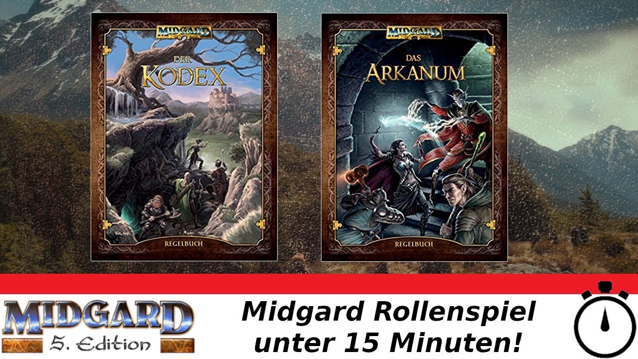 Warum Midgard 5 spielen? ....in 15 Minuten! - Ein Überblick über das älteste deutsche Rollenspiel!