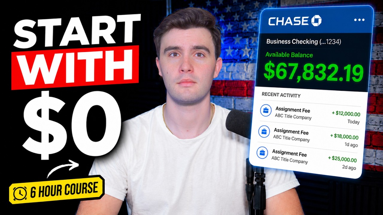 How to Wholesale Real Estate Full Course (6 Hours)
