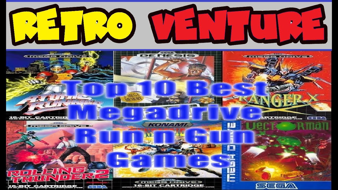 Top 10 best Megadrive/Genesis Run n Gun Games RetroVentureUK