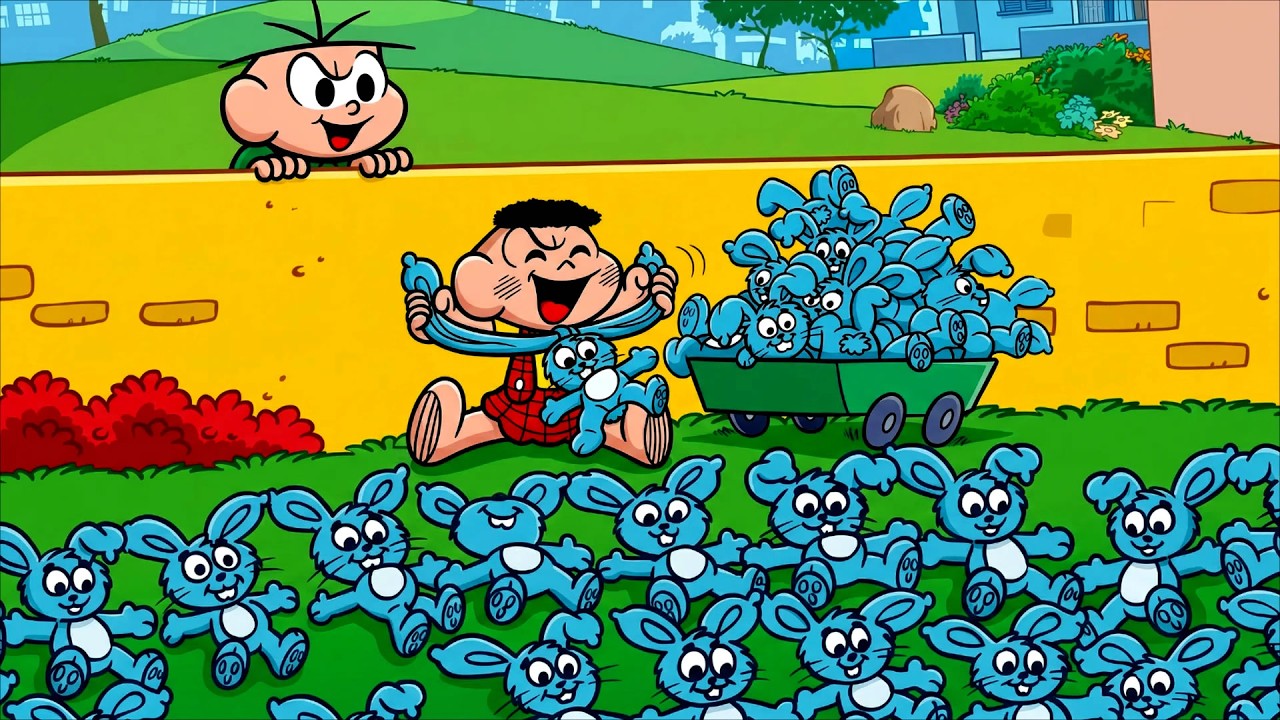 A PLANTAÇÃO DE COELHINHOS DO CASCÃO | CASOS CURIOSOS DA TURMA DA MÔNICA