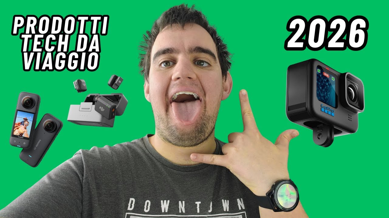 PRODOTTI TECH DA VIAGGIO 2026