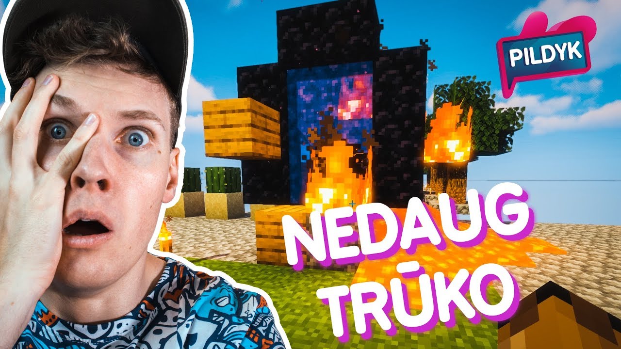KAIP VISKAS UŽSIDEGĖ? (Minecraft Skyblock #2) | Vėjas | Pildyk ofisas
