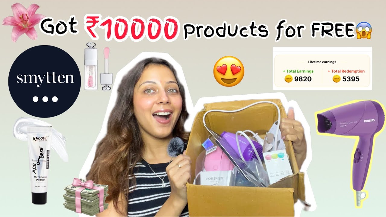 Got FREE products of worth ₹10,000/-😱😭 || Smytten Hack revealed😍