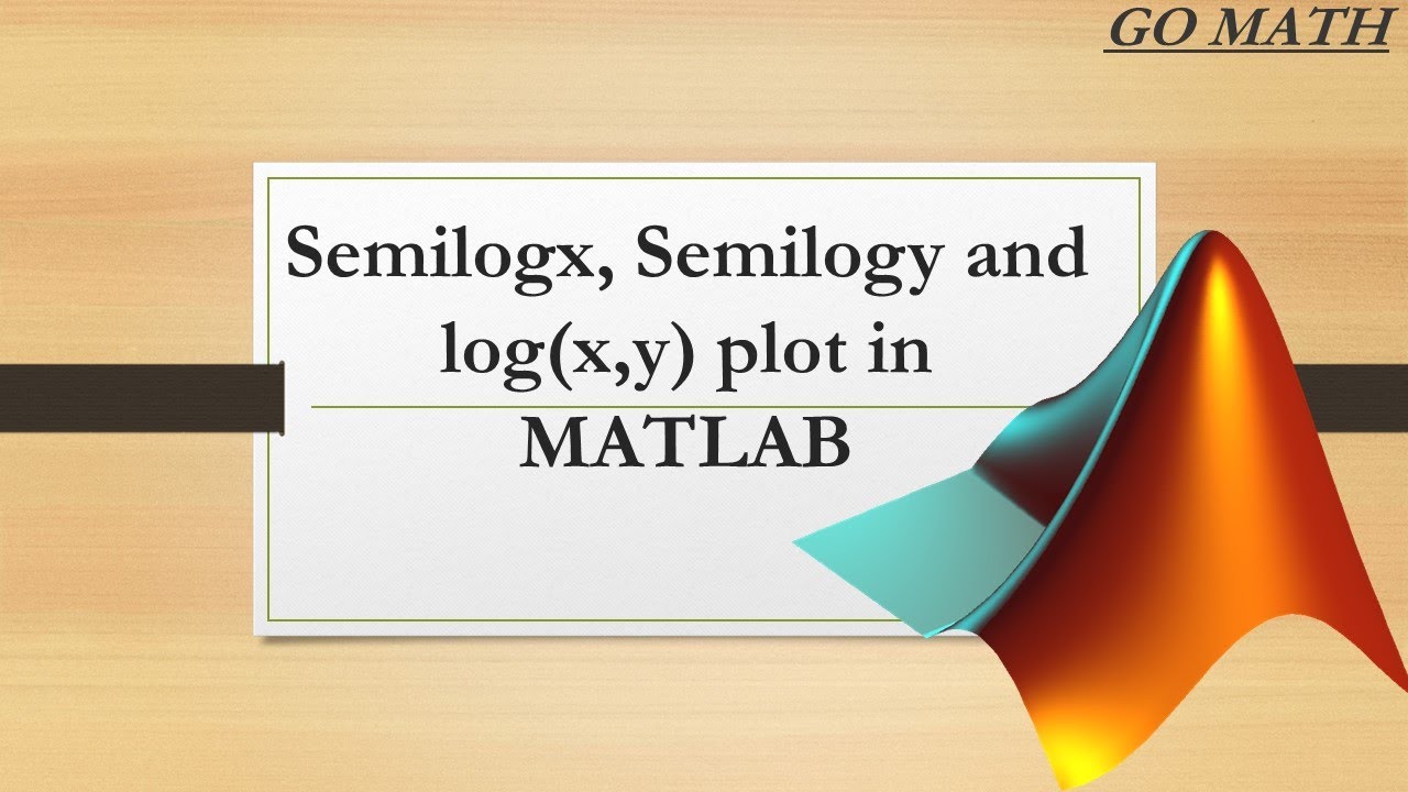 How to do semilog and log plot in MATLAB(lect.18)