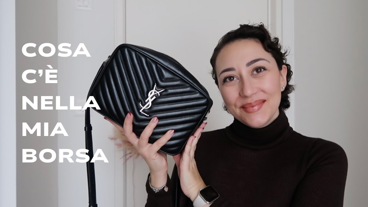 COSA C'È NELLA MIA BORSA | WHAT'S IN MY BAG | SAINT LAURENT LOU | CAMERA BAG