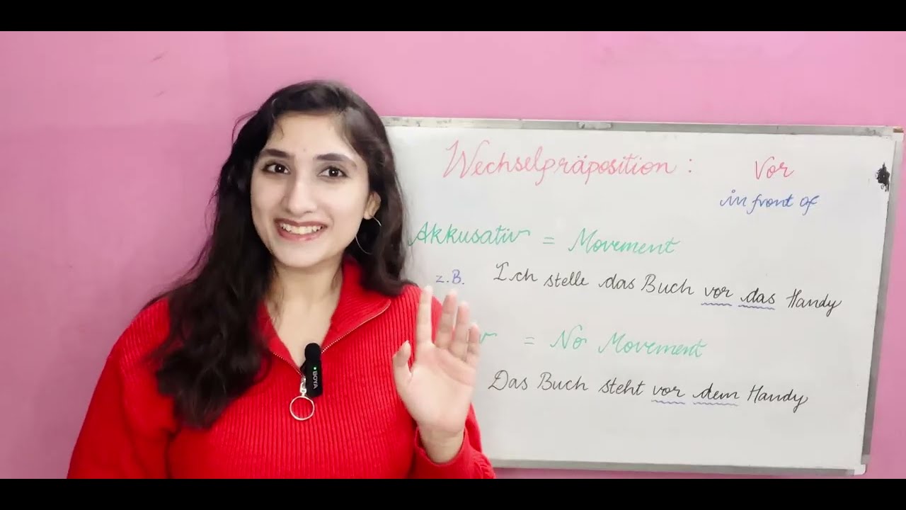 German: Wechselpräposition Vor | Netzwerk neu A1 Kapitel 1