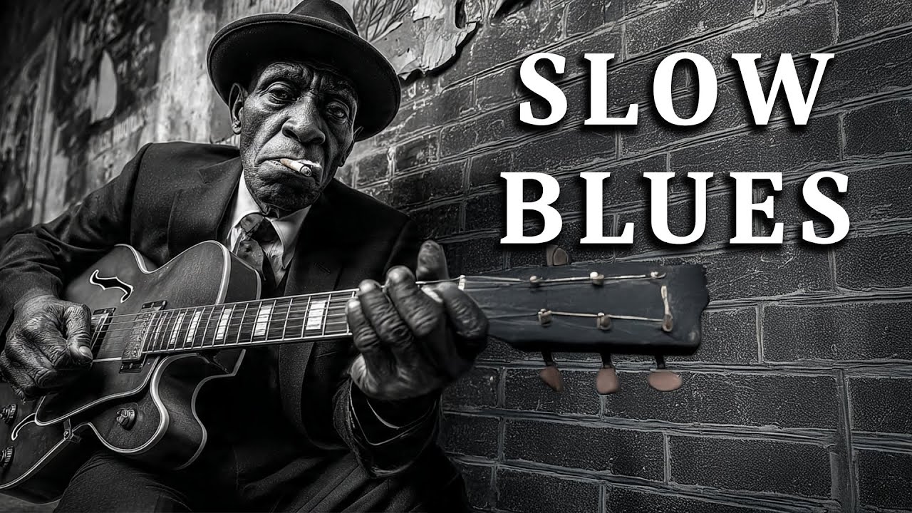 Late Night Slow Blues 🎸 Deep Relaxing Blues Guitar Music