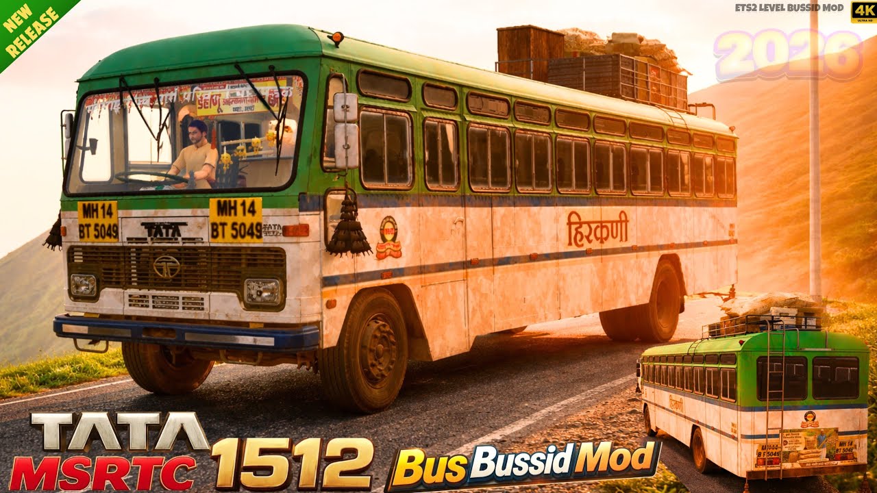 💯 Ets2 Lavel Msrtc Tata 1512 Bs3 Bus Mod Download Bus Simulator Indonesia And Bus Simulator India