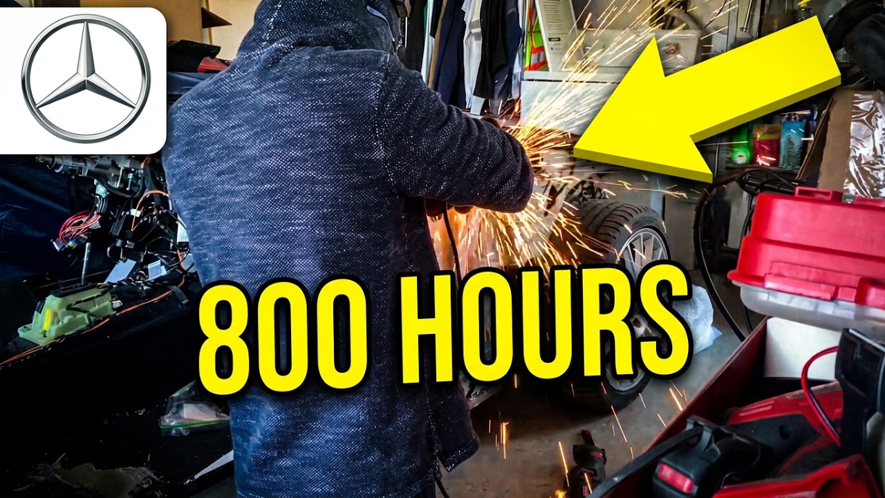 Mercedes 450SL and 55SLK AMG Chassis swap | part 5