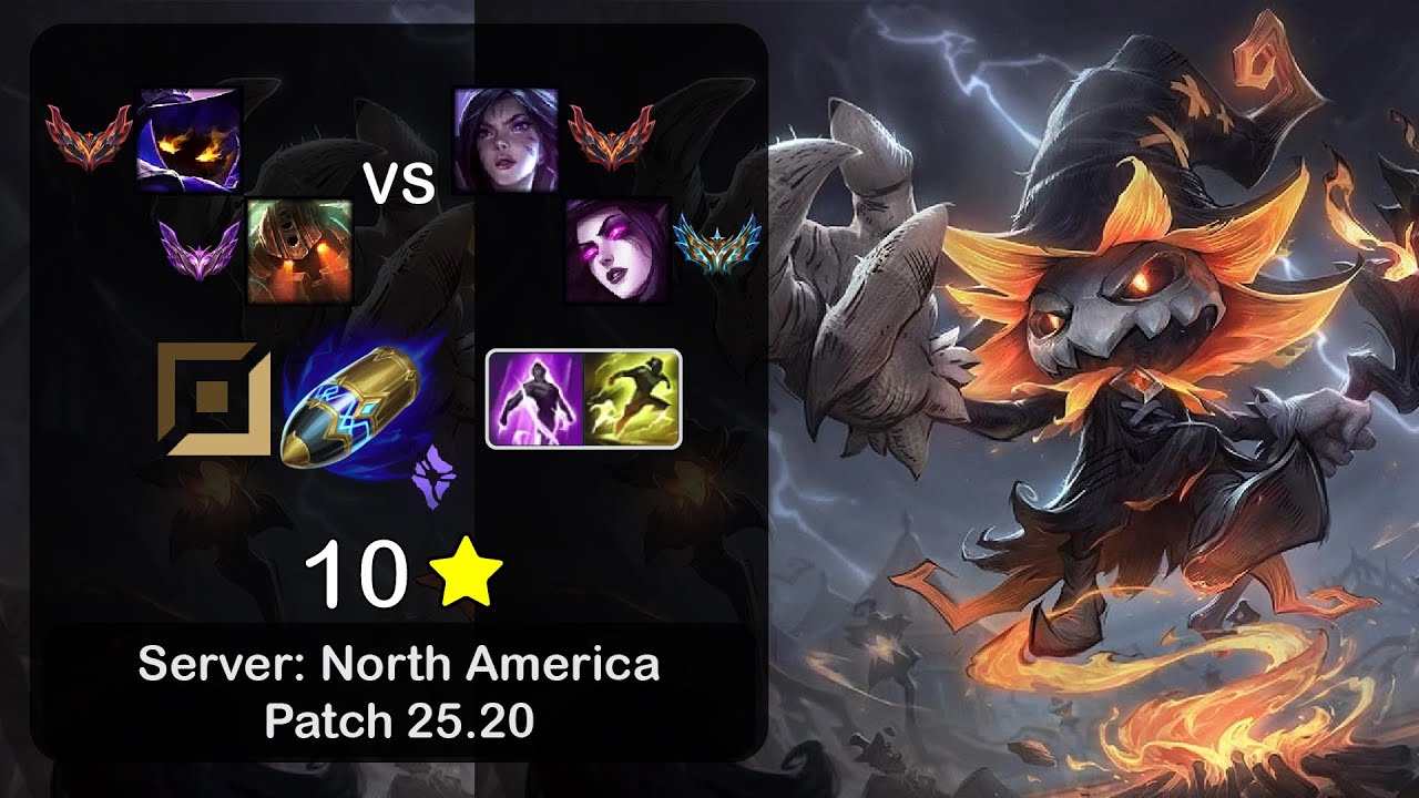 Veigar APC + Nautilus vs Kai'Sa + Morgana - NA GrandMaster - Patch 25.20