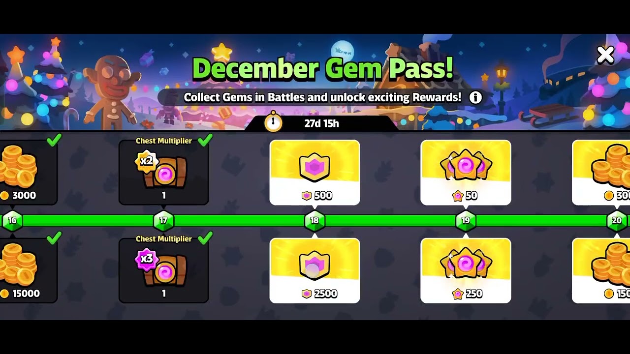 December Gem Pass!