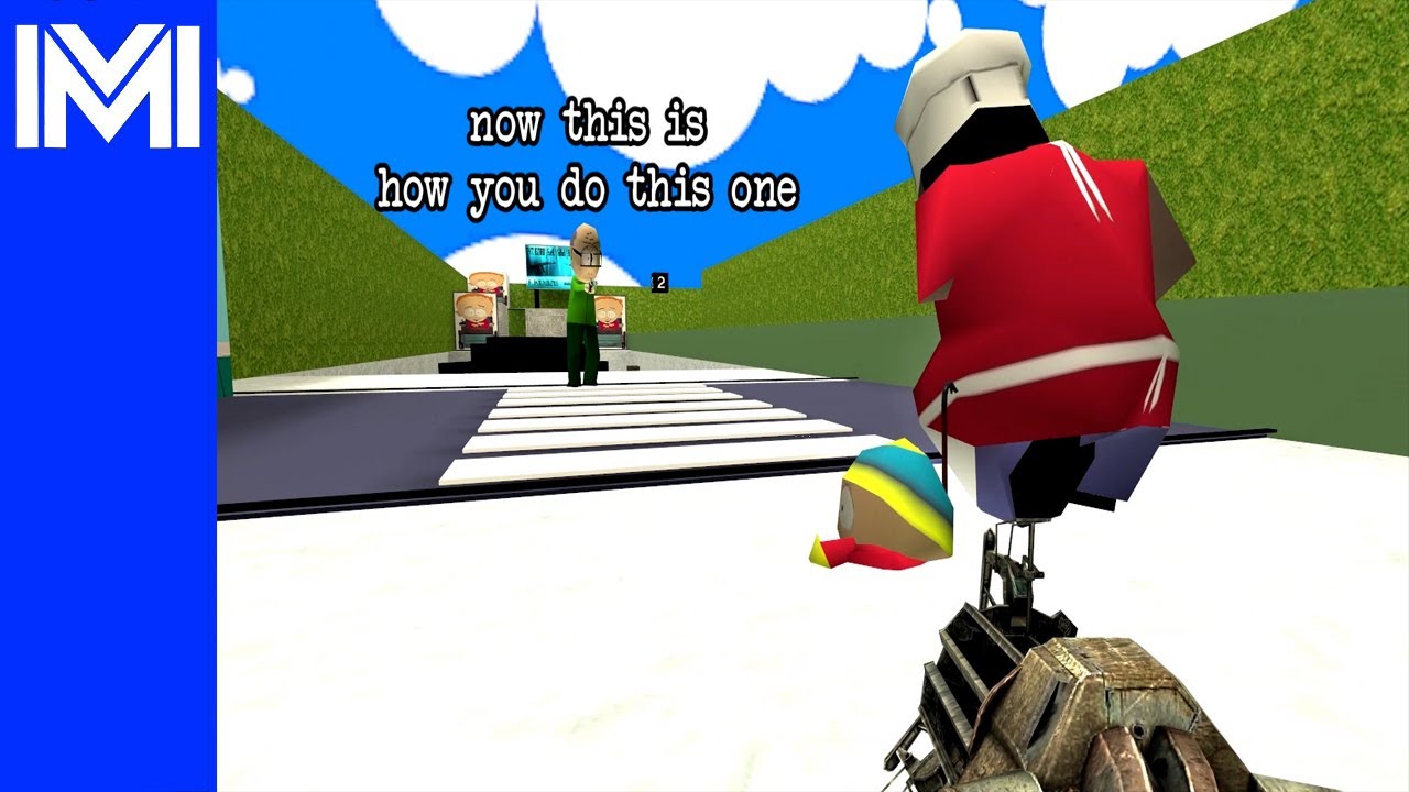 Random & Funny Moments - South Park - Death Run - Comedy Gaming | Garry's Mod