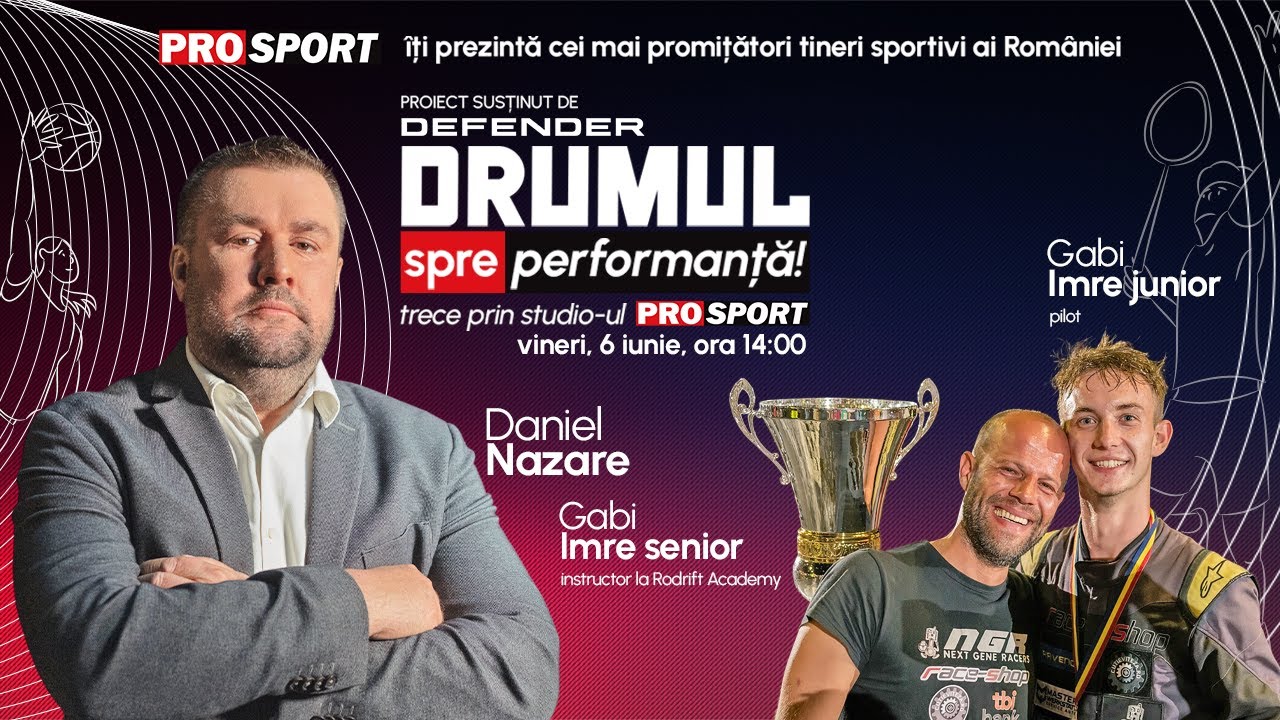 Emisiunea „Drumul spre performanță”. Cine e cel mai tânăr campion în drift?