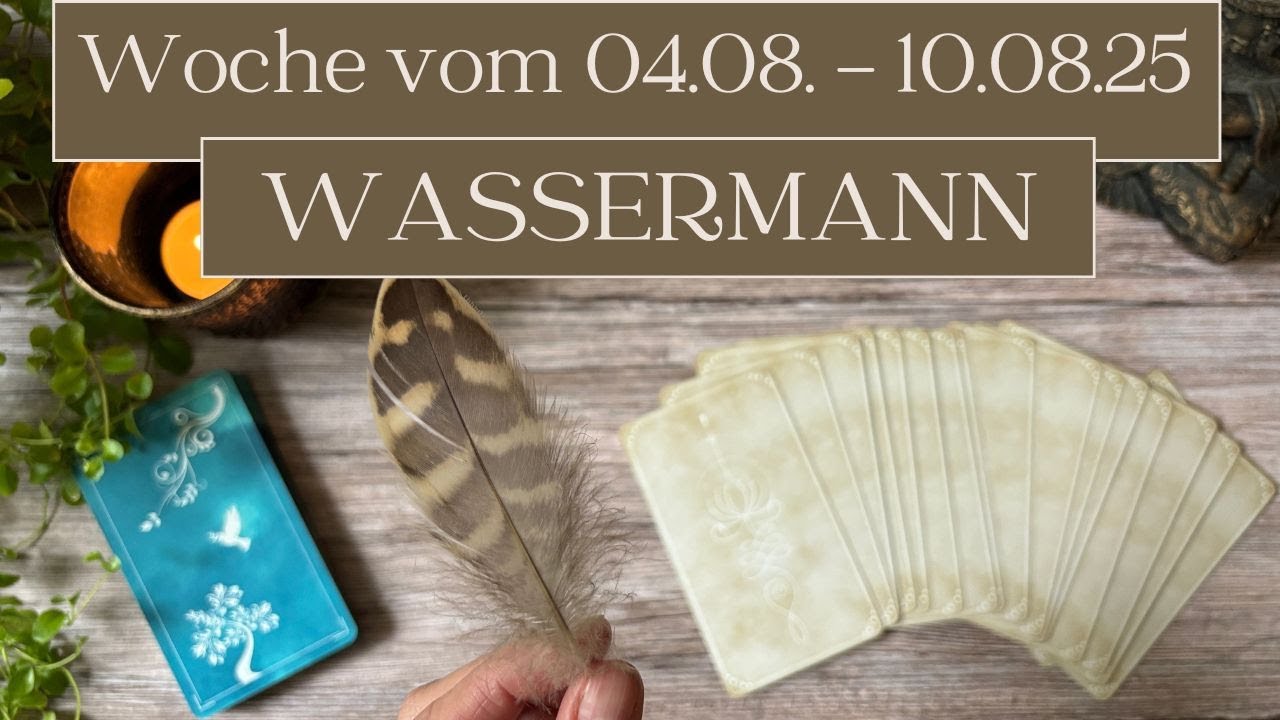 Wassermann 🎉 JACKPOT - Diese Energien sind grandios | Tarot Wochenbotschaft 04.10. August