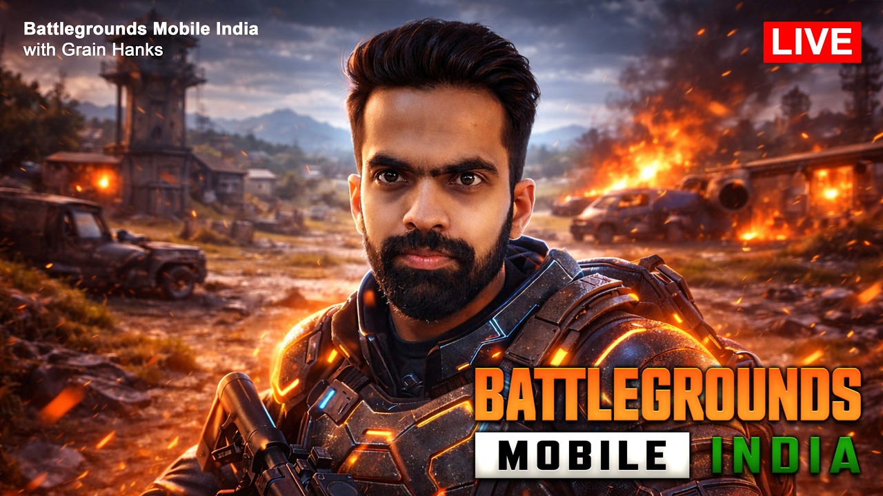 Battlegrounds Mobile India - BGMI | Grain Hanks is LIVE