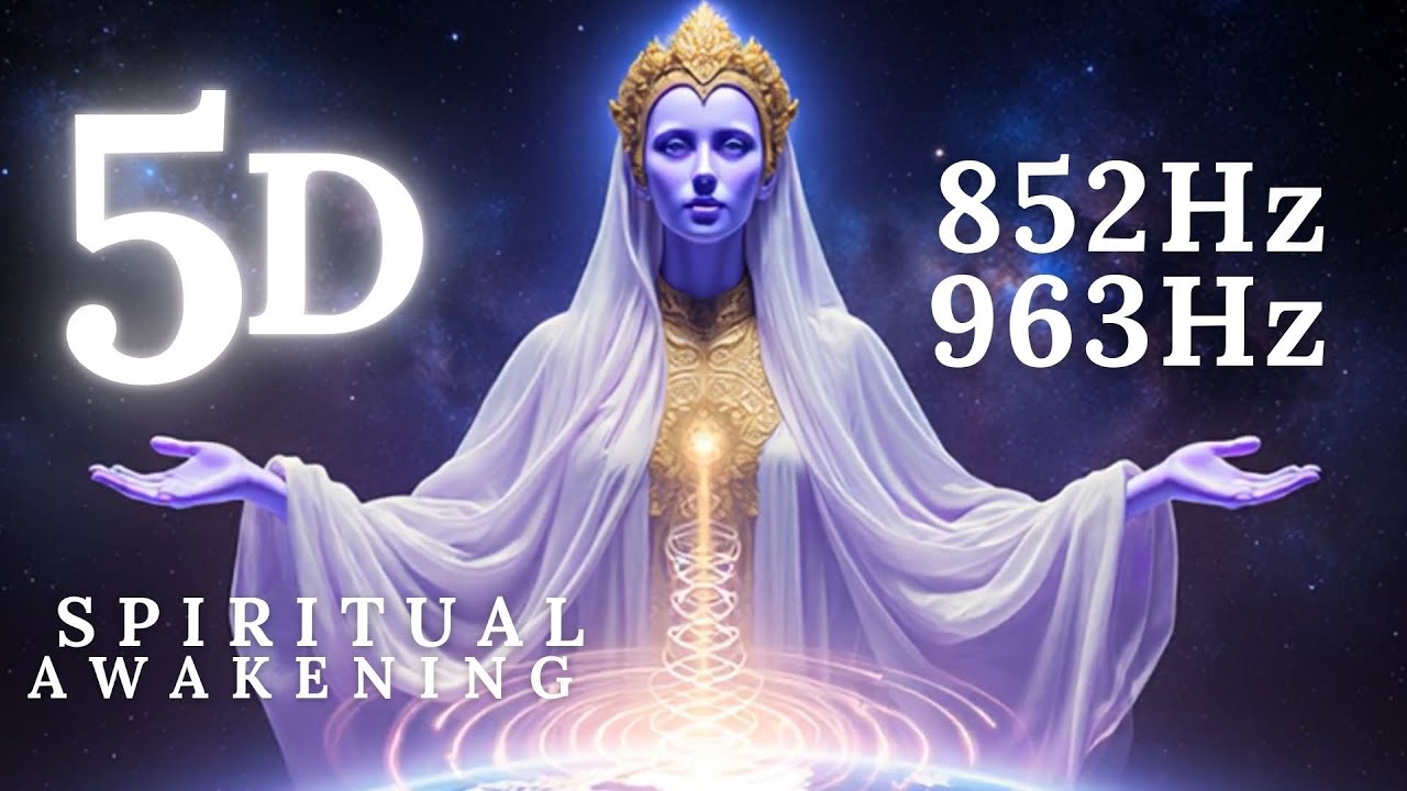 Spiritual Awakening 852 Hz 963 Hz Arcturian Light Codes 5D Chakra Healing