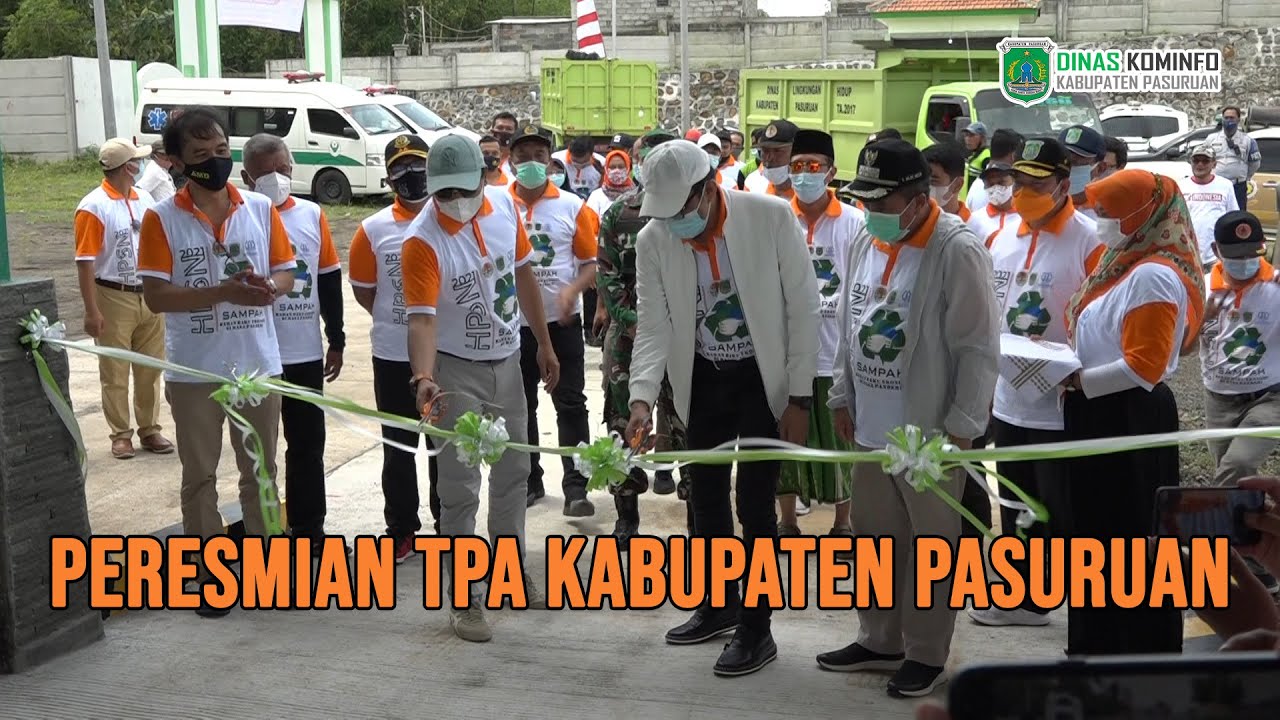 Peringati HPSN 2021, Bupati Pasuruan Resmikan TPA Baru di Wonokerto