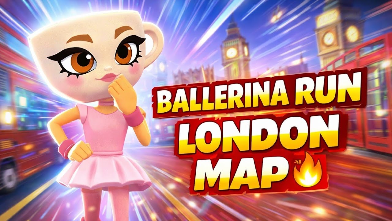 Ballerina latitidina in London Map 😍 | Subway Surfers London crazy run