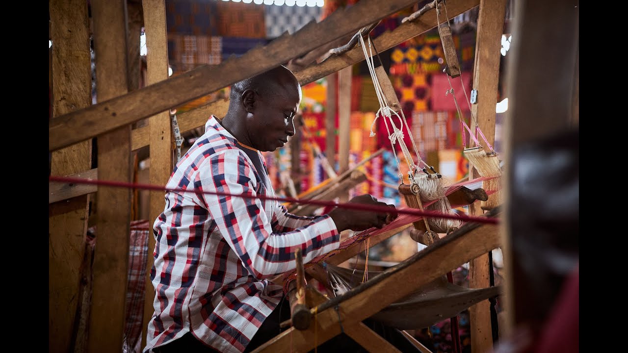 Interview with a MASTER Kente Weaver in Bonwire, Ghana | Odyssey Artisans