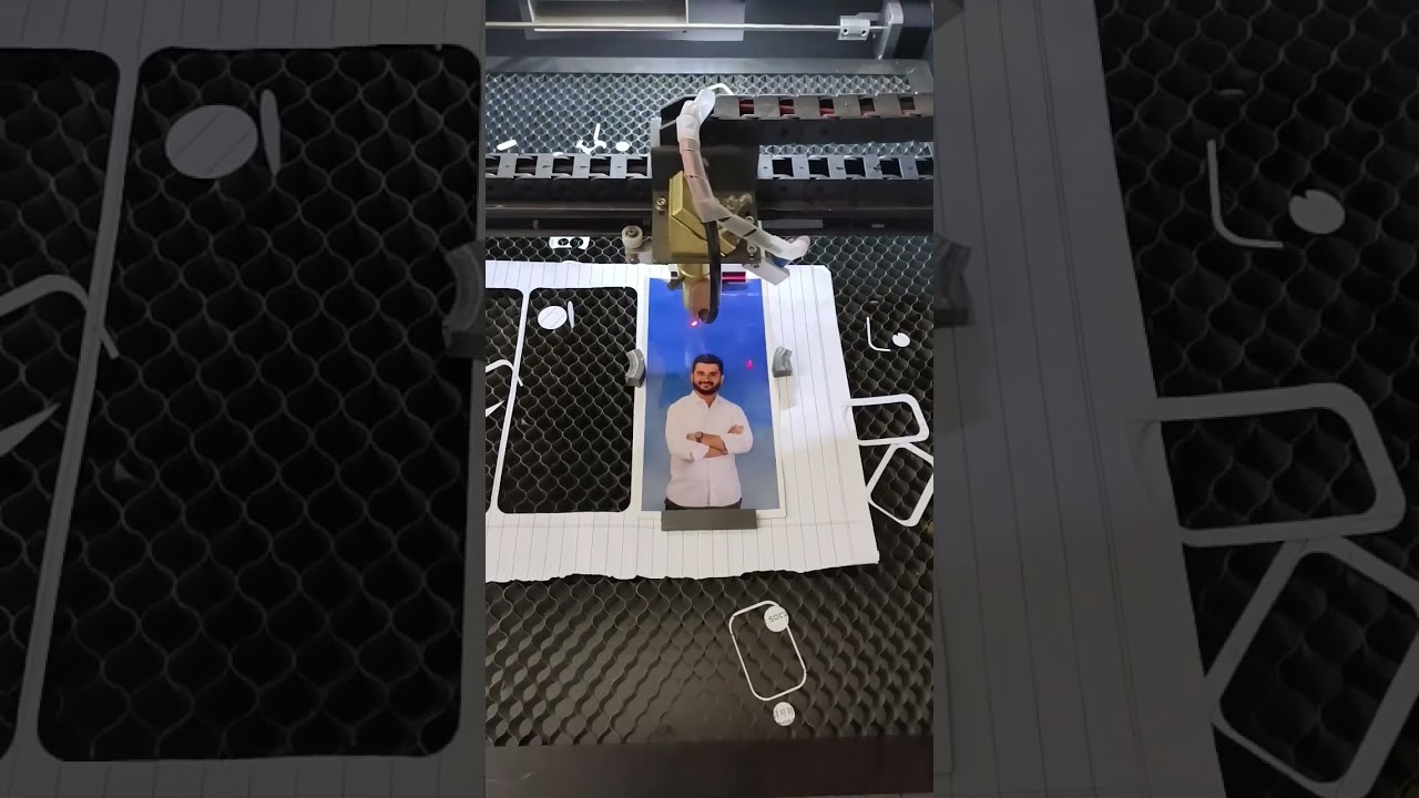 co2 laser cutting machine and photo printing cover
